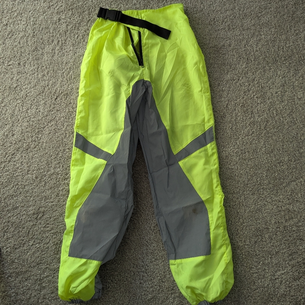 Neon Yellow Reflective Pants